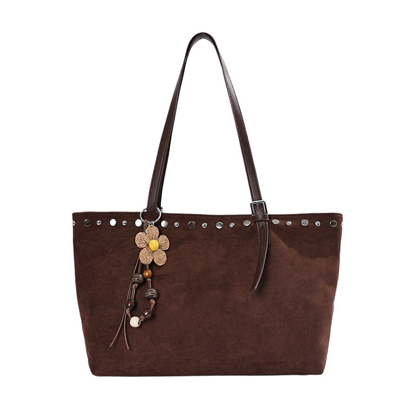 Minimlaist Solid Color Large Capacity Tote Bag 6W10BBG1860