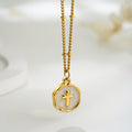Simple Enamel Irregular Pendant Choker Necklace 6W6JNC398L