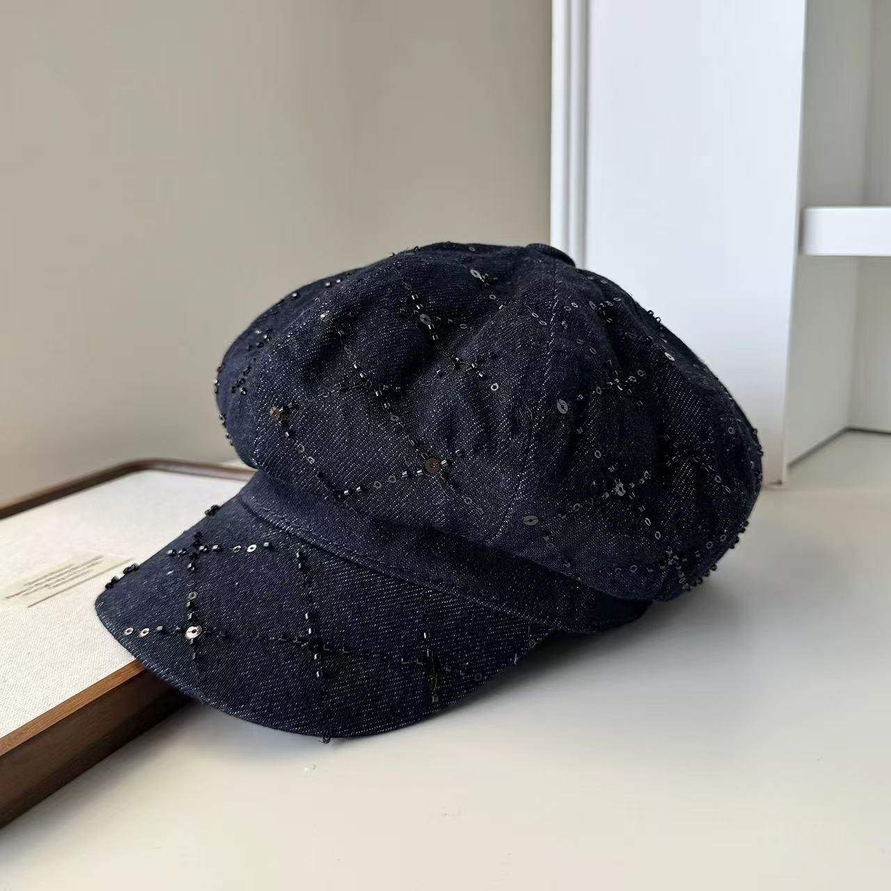 Stylish Sequined UV Protection Bucket Hats MK2COK6W6HAT377