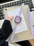 Minimalist Solid Color Slim Silicone Watch Band 6W6JWA147