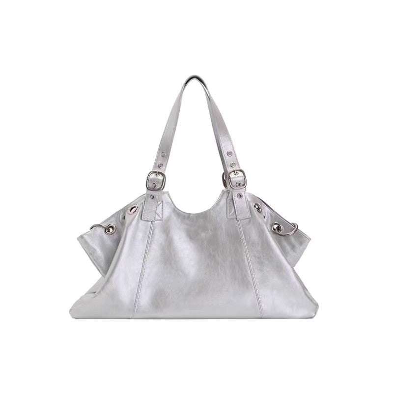 Minimalist Solid Color Large Capacity Tote Bag 6W10BBG1319