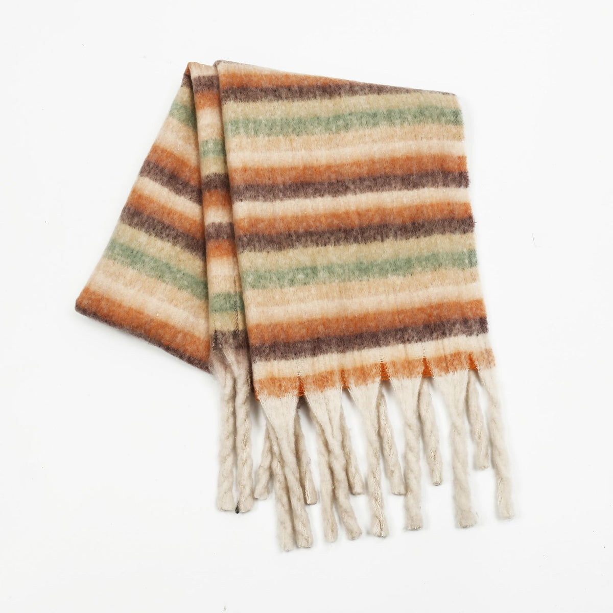 Plush Color Block Scarf - DippedShop Wholesale - #2371