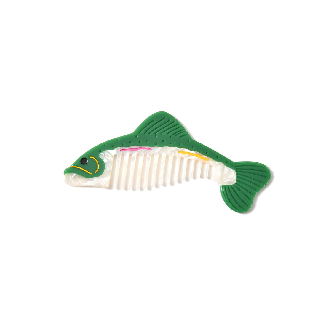 Stylish Fish Shape Portable Acetate Hair Combs MK2PPM6CT5CB20