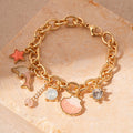 Stylish Gold Plated Pearl Tass - DippedShop Wholesale - #9795