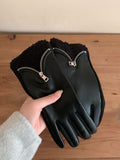 Plush Winter Gloves - DippedShop Wholesale - #1475