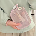 Dopamine Solid Color Mesh Hollow Makeup Bag MK2BW6S10BOB86