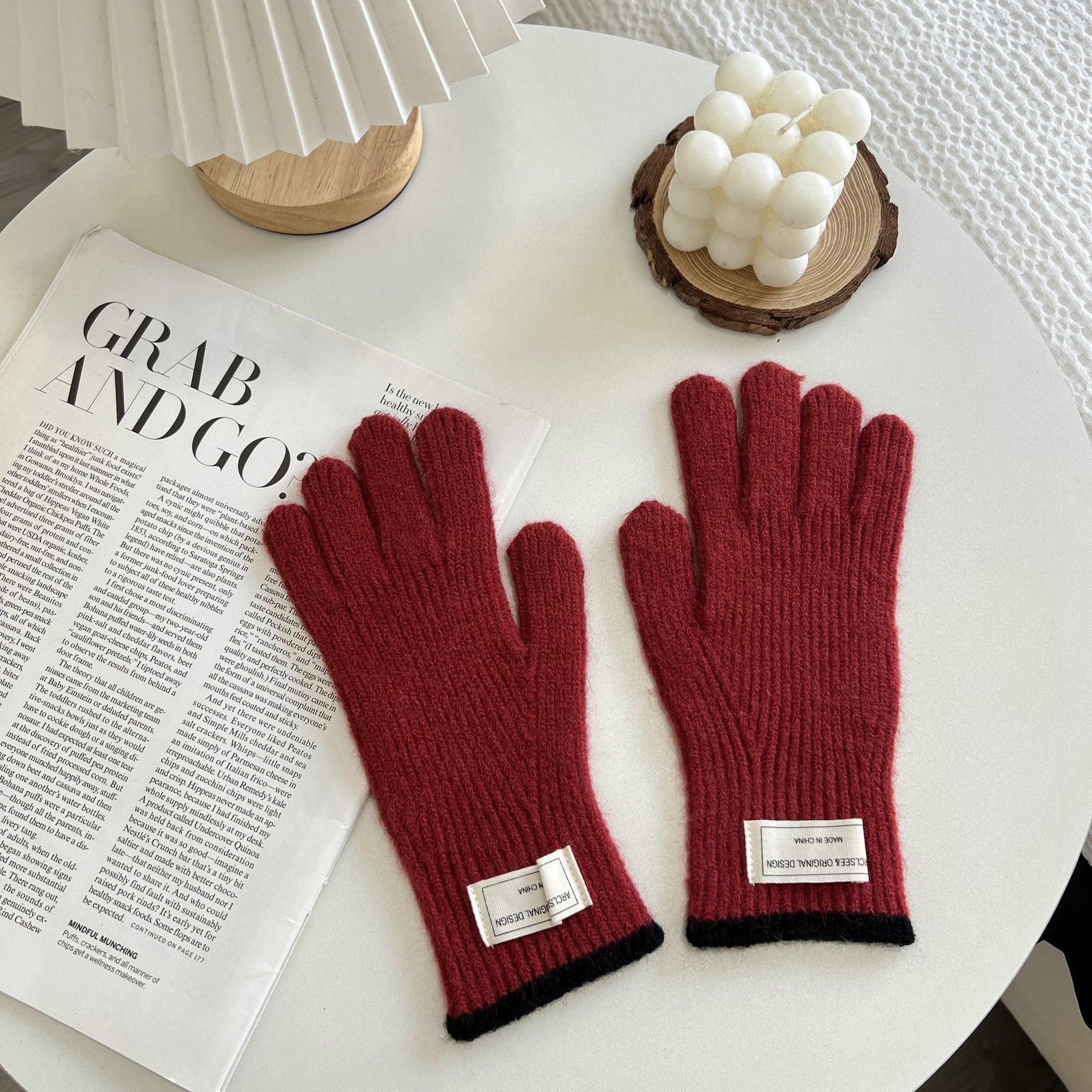 Touch Screen Knit Gloves - DippedShop Wholesale - #6611