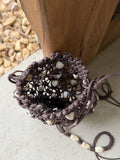 Trendy Hand Made Hollow Beaded Statement Crossbody Bag 8CW6BBG526L