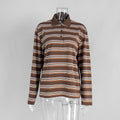Vintage Striped Polo Shirt - DippedShop Wholesale - #4707