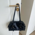 Simple Solid Color PU Shoulder Bag 6W10BBG1379