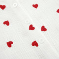 Love Print Flounce Sleepwear Set - DippedShop Wholesale - #2355