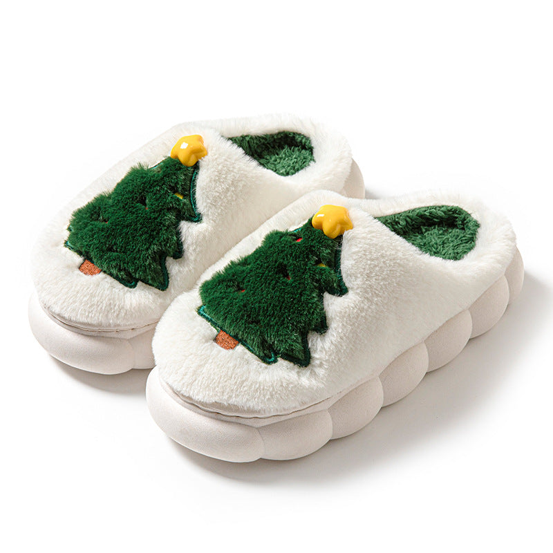 Cute Plush Cartoon Christmas Winter Slippers DP25H480