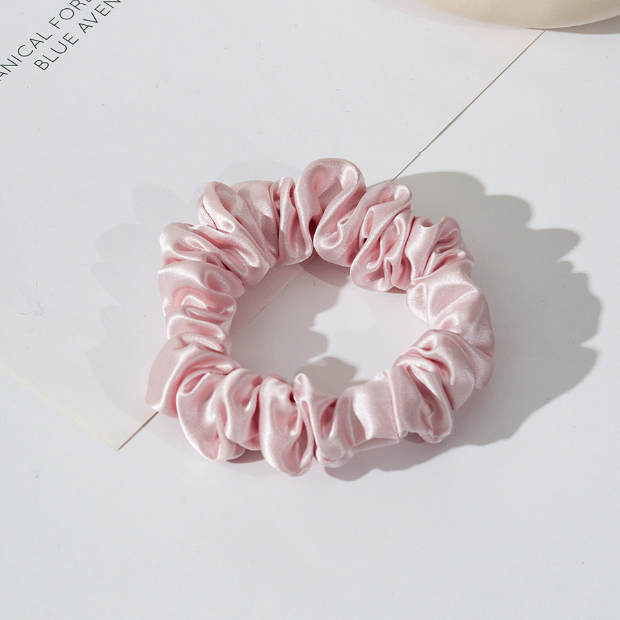 Simple Solid Color Ruffled Hair Scrunchies 6W6HSR332