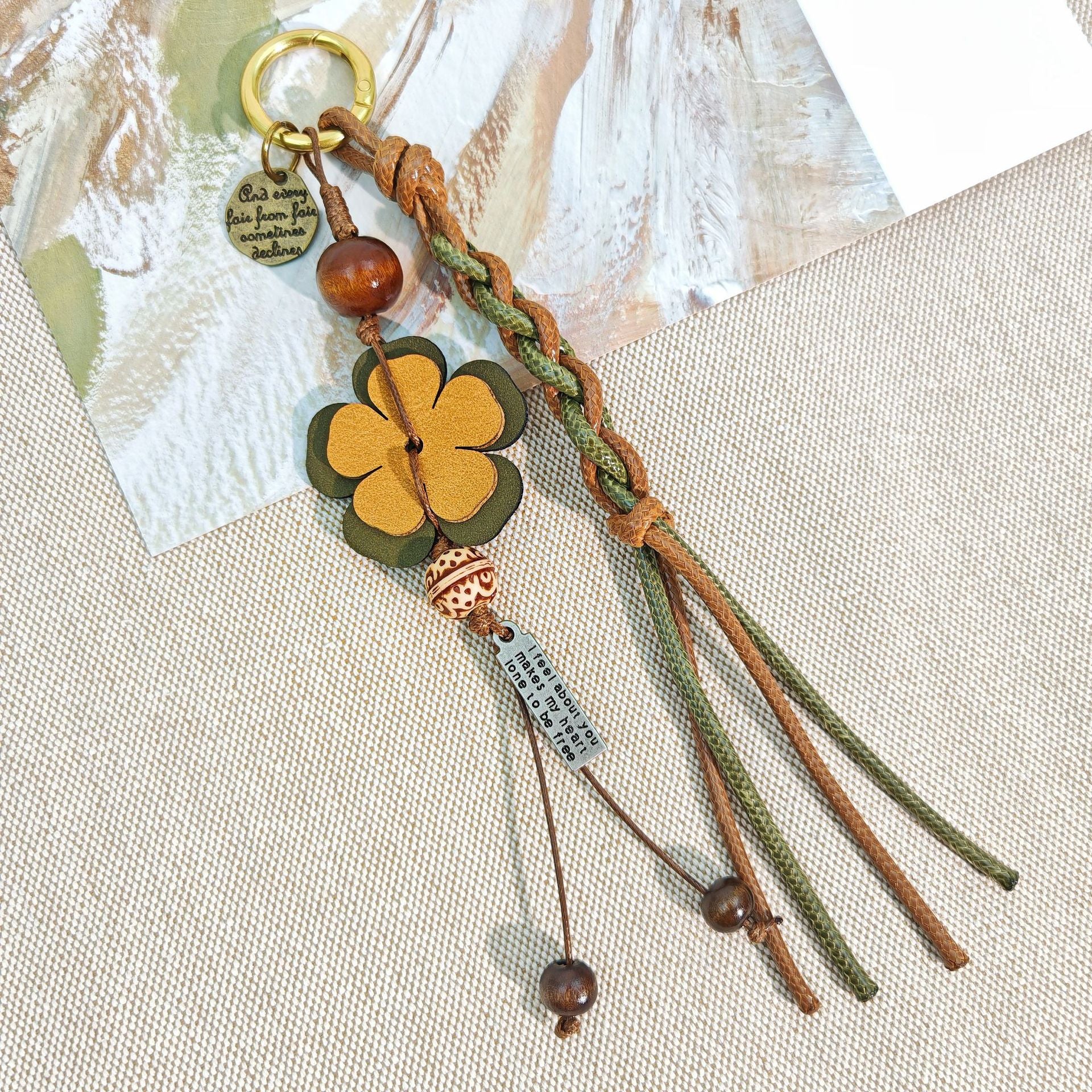 Vintage Beaded Tassel Charm - DippedShop Wholesale - #5667