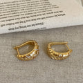 Chunky Woven Hoop Earrings - DippedShop Wholesale - #6867