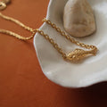 Trendy Gold Plated Fish Pendant Choker Necklace 6W6JNC1073