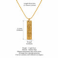 Vintage Rhinestone Gold Plated Pendant Necklace 6W6JNC640