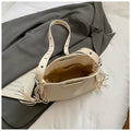 Tassel Square Crossbody Bag - DippedShop Wholesale - #7923