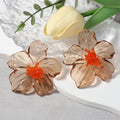 Transparent Acrylic Flower Studs - DippedShop Wholesale - #5187