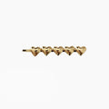 Minimalist Metal Heart Bobby Pin Hair Clip 6W6HCP1675