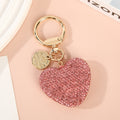 Rhinestone Heart Bag Charm - DippedShop Wholesale - #8083