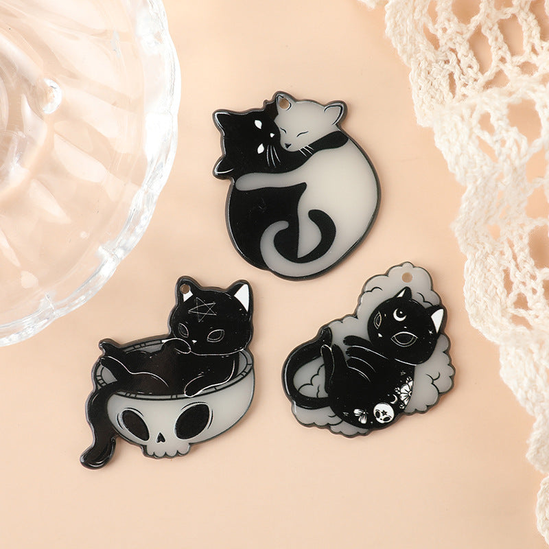 10+ Glow Black Cat Halloween Accessories DPJPA2710