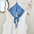 Boho-Style Star Cashew Print Silk Scarf 6W6NSI209