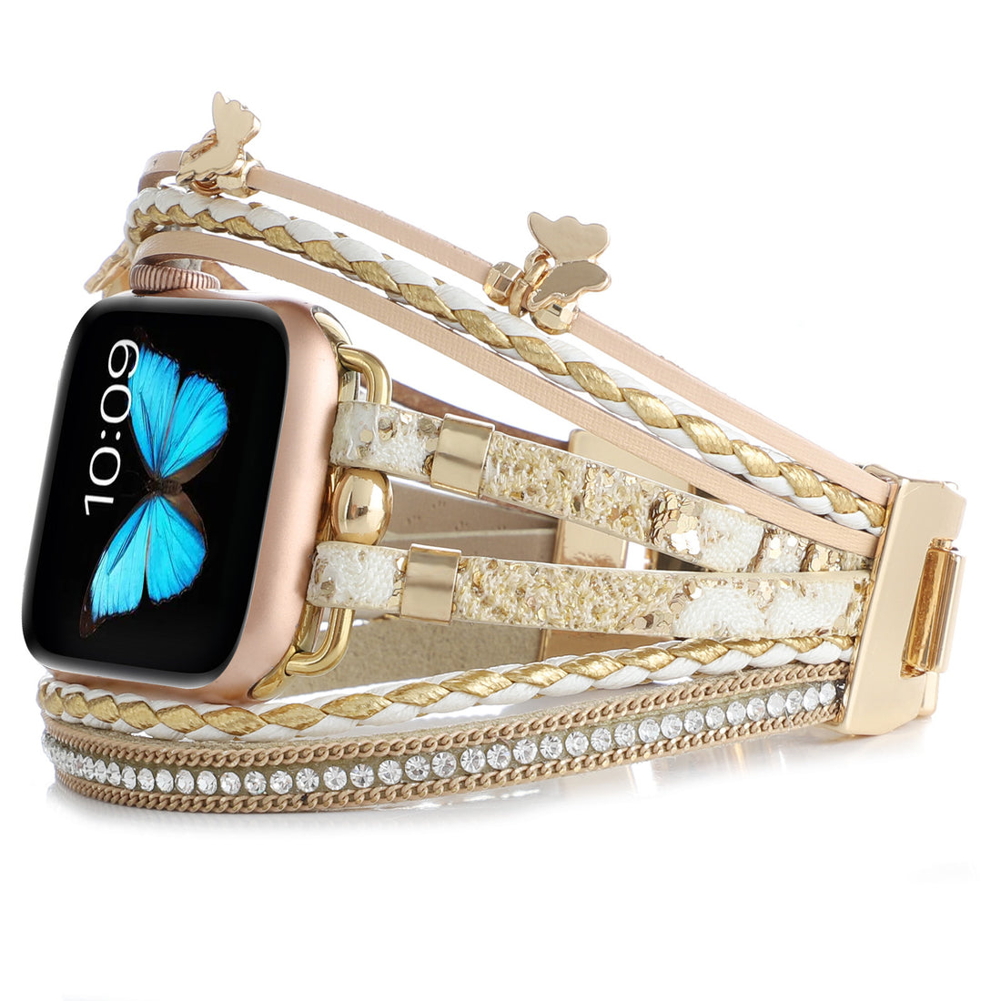 Rhinestone Multi Layer Watch Band - DippedShop Wholesale - #3683