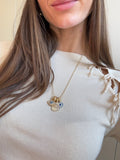 Evil Eye Pendant Choker Necklace - DippedShop Wholesale - #1491