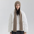 Stylish Solid Color Warm Hooded Scarf 6W6NSW252