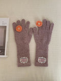 3D Flower Knit Gloves - DippedShop Wholesale - #4643