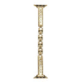 Elegant Clover Rhinestones Metal Watch Band 6W6JWA106