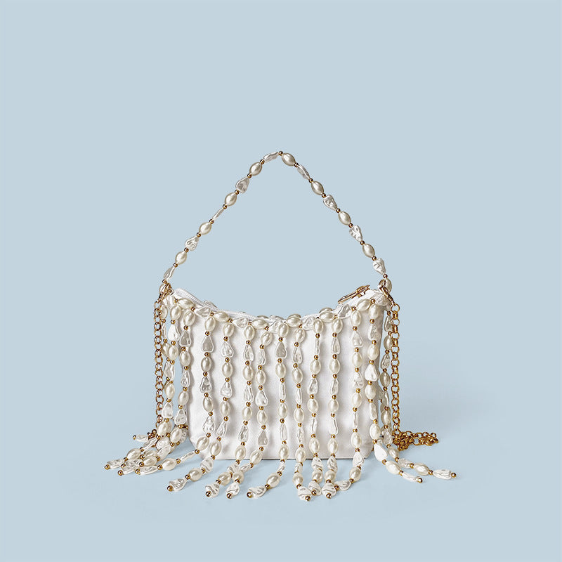Irregular Pearl Party Shoulder Bag DP25C684