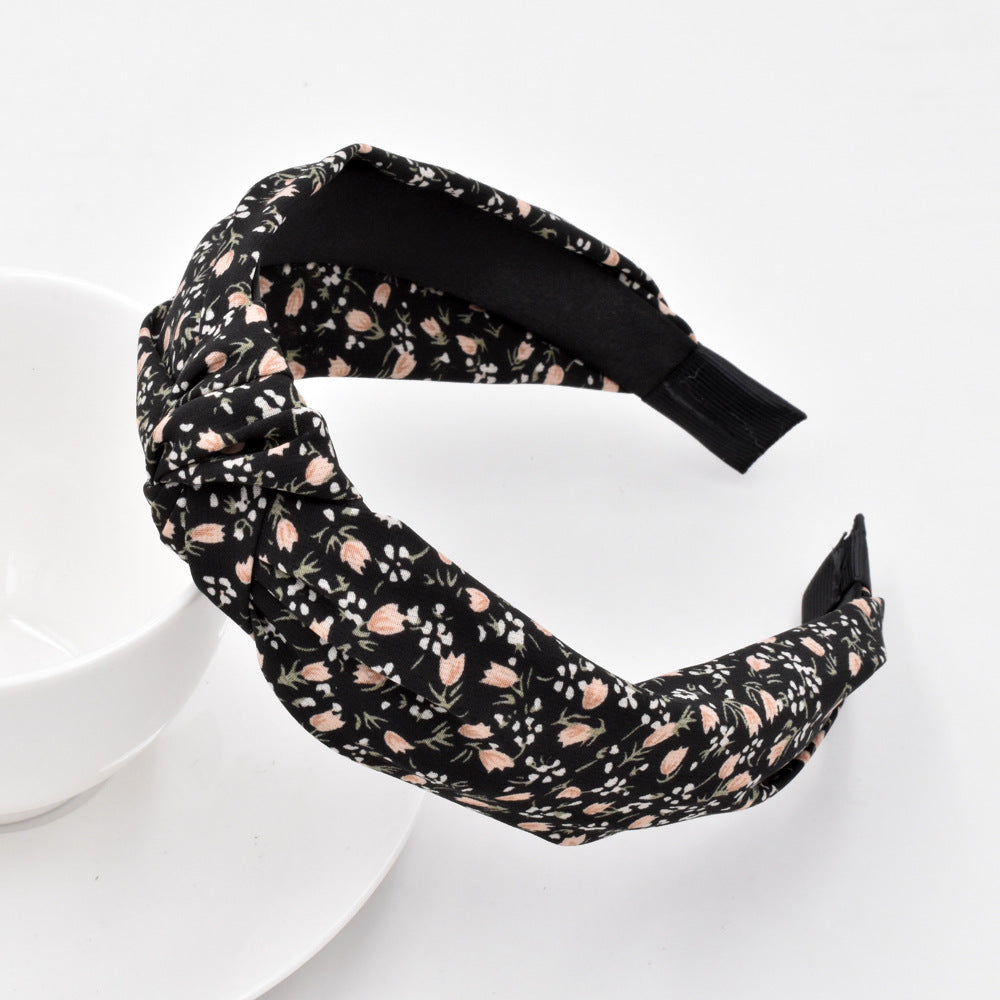 Boho Knotted Floral Headband - DippedShop Wholesale - #1059