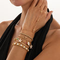 Elegant Starfish Shell Pendant Tassel Bracelets 6W6JBR630