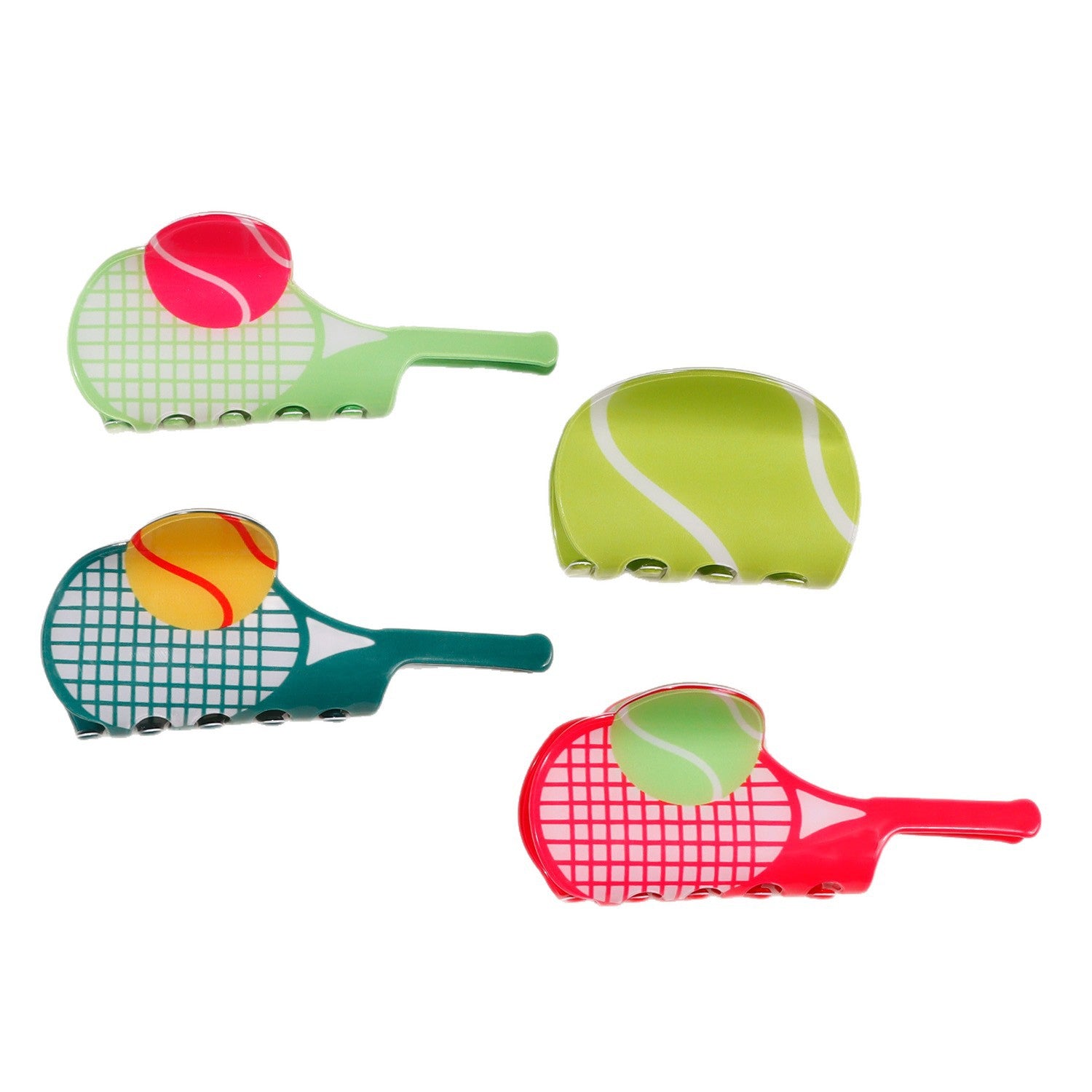 Creative Cute Tennis Racket Hair Claw Clip 6W6HCP1290