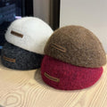 Leather Beret Hat - DippedShop Wholesale - #7059