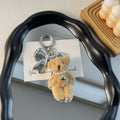 Sweet Pearl Rabbit Metal Bowknot Pendant Bag Charm 6W10BBC421
