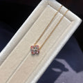 Sweet Pink Cubic Zirconia Link Bracelet 6W6JBR357