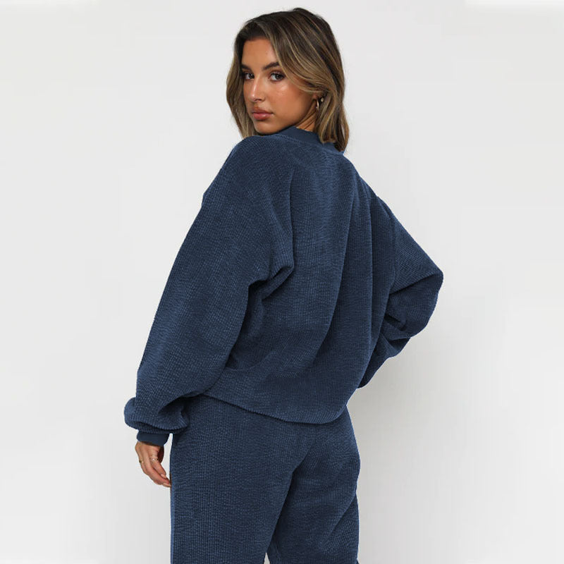 Corduroy Pullover Set - DippedShop Wholesale - #4675