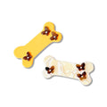 Cute Dog Bone Cubic Zirconia Side Hair Clip 8AS6HCP340T