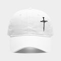 Vintage Wash Fade Cross Embroidery Baseball Caps MK2COW6W6HAT226