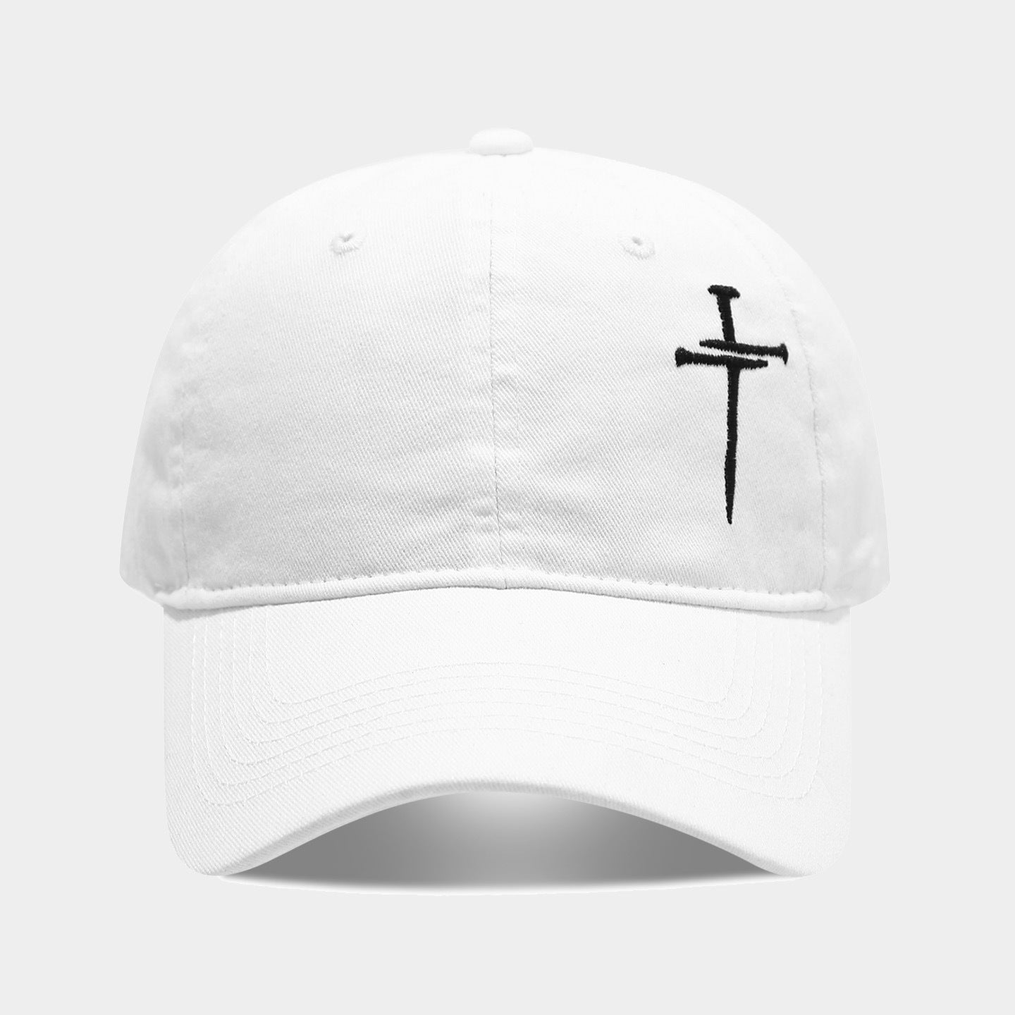 Vintage Wash Fade Cross Embroidery Baseball Caps MK2COW6W6HAT226