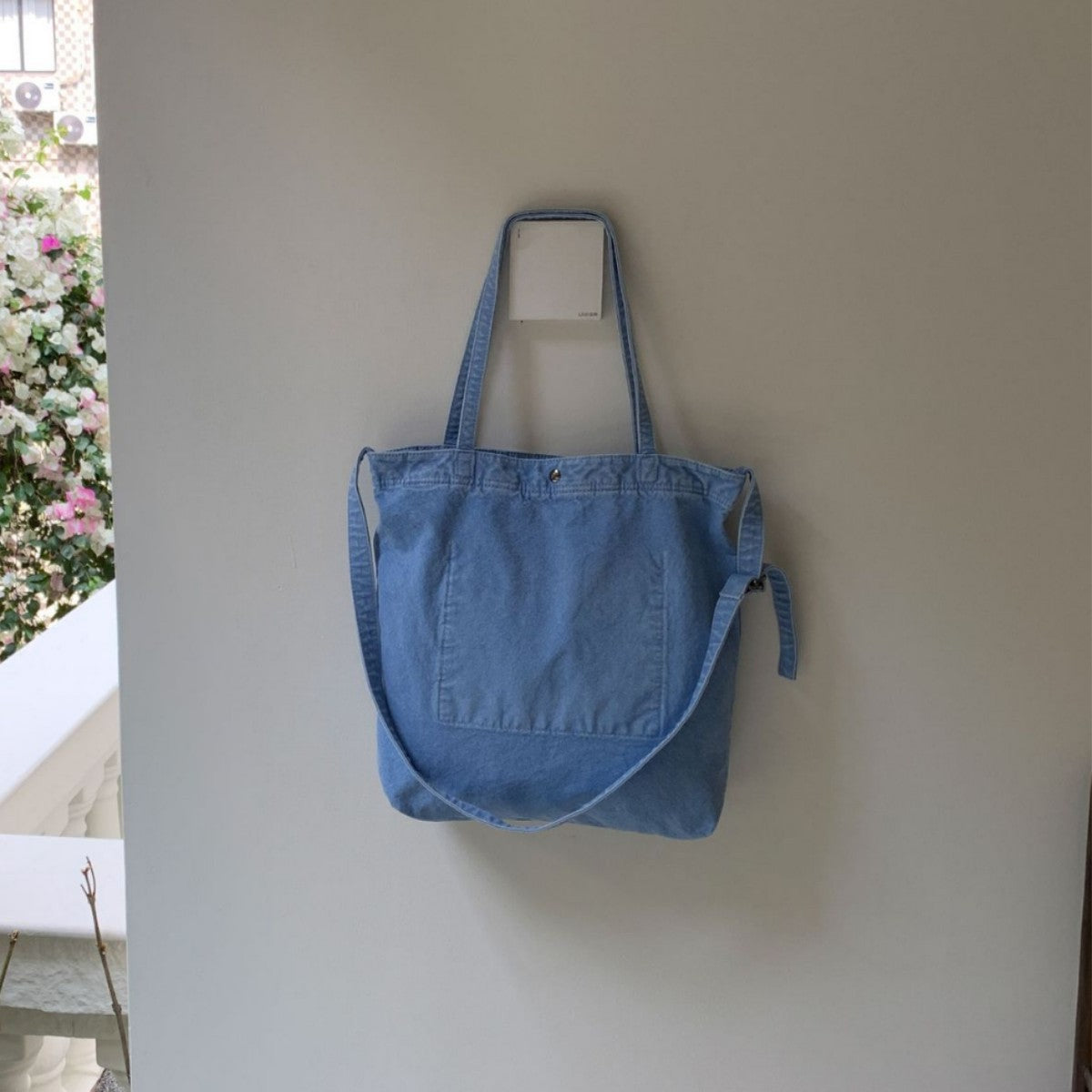 Trendy Solid Color Large Capacity Shoulder Bag 6W10BBG2497