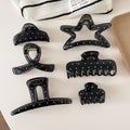 Minimalist Polka Dots Versatile Hair Claw 8AS6HCP303L