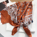 Vintage Paisley Print Lightweight Square Scarf MK2BW6W6NSI06