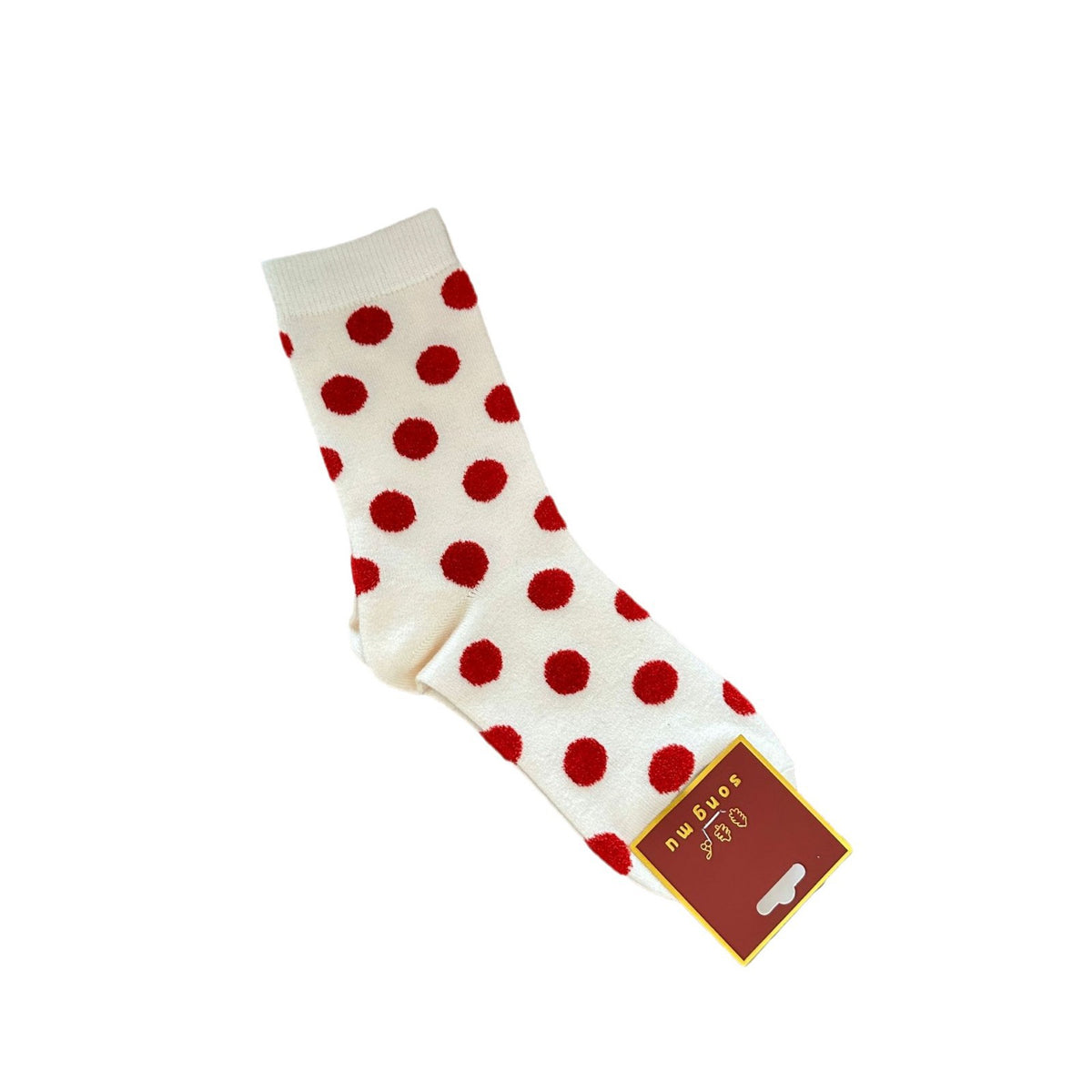 Red Christmas Thermal Winter Crew Socks 6W8FSO903