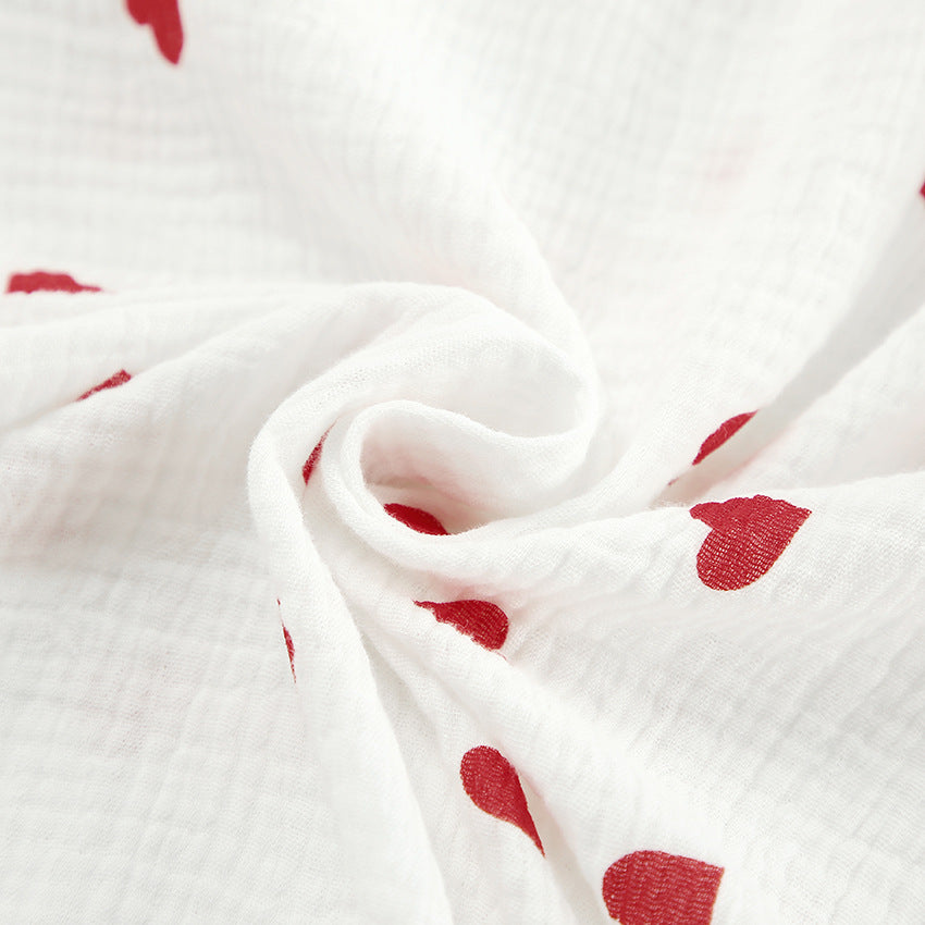 Love Print Flounce Sleepwear Set - DippedShop Wholesale - #4499