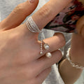 Gold Plated Pearl Ring - DippedShop Wholesale - #7475