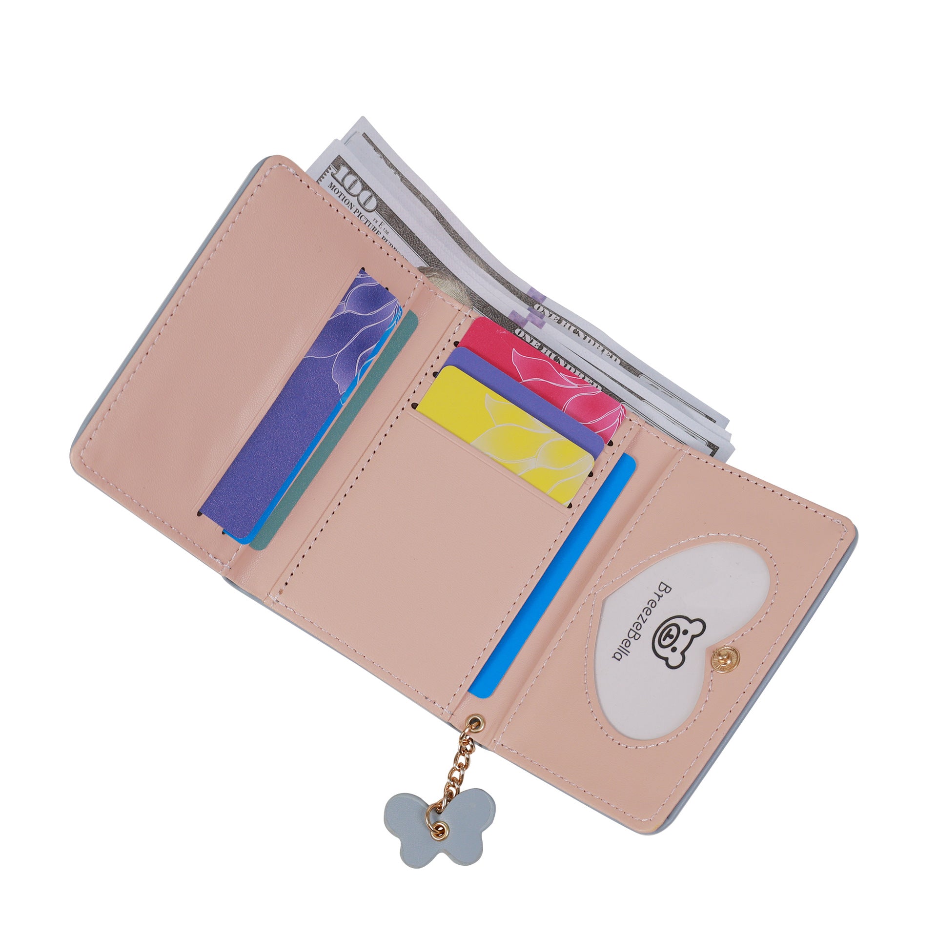 Fresh Butterfly Trifold Muti-Functional Wallet 6S10BWB106